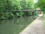 Canal pipebridge - Grand Union Canal, England.