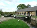 Marsworth Lock 45 controlling The Grand Union Canal, England.