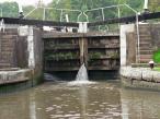 Lockgates at Cape Lock 25 - Grand Union Canal.