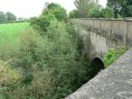 The Grand Union Canal crosses the River Avon on an aqueduct