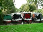 Saltisford Canal Arm - leaving The Grand Union Canal, England.