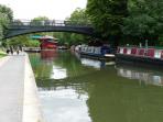 Regent's Canal Bridge 13, London, England.