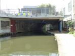 Camden Street Bridge, Regents Canal, London, England.