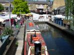 Regents Canal - Dingwalls Wharf, Regents Canal, London, England.