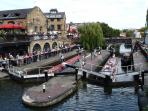 Hampstead Road Locks 1, Regent's Canal, London, England.