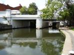 Kentish Town Roadbridge 25, Regents Canal, London, England.