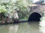Eastern portal of the Maida Hill Tunnel, Regent's Canal, London.