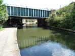 Railway Bridge 32, Regents Canal, London, England.