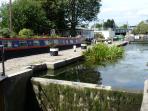 St. Pancras Lock 4, Regents Canal, London, England.