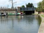 St Pancras Railway Bridge 32, Regents Canal, London, England.
